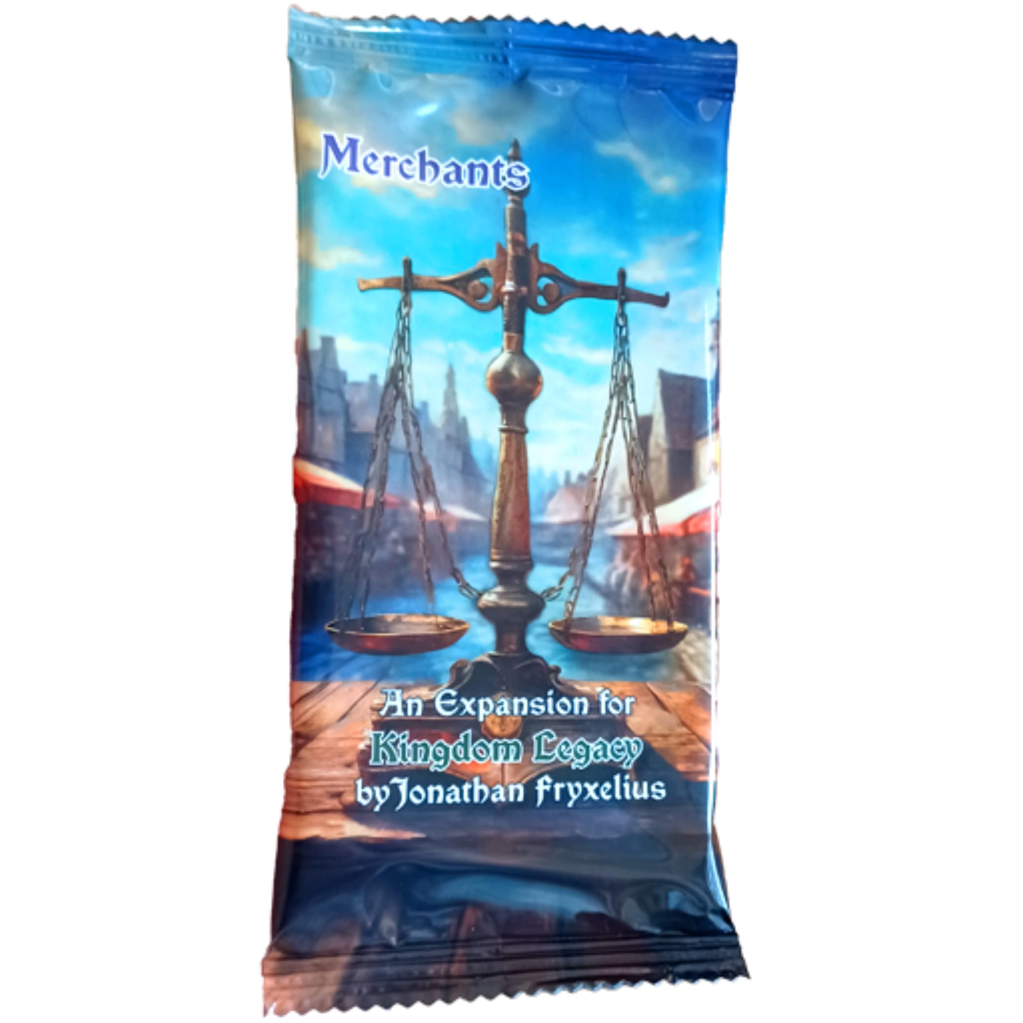 Fryx Games Kingdom Legacy Merchants - Expansion Pack for Kingdom Legacy - 26 Card Expansion - For 1 Player, Ages 14+