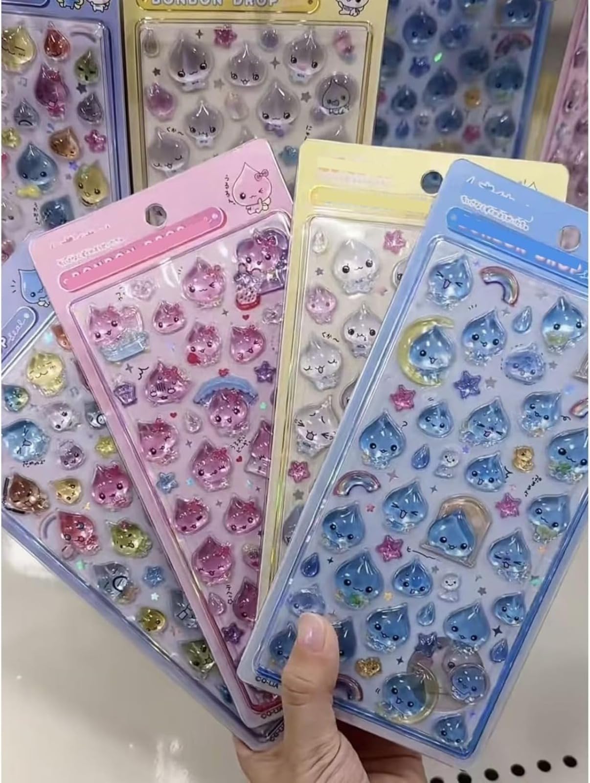 thumb専用 シールセット Amazon | [Farstyle] 6枚セット シール ぷくぷく レリーフシールセット