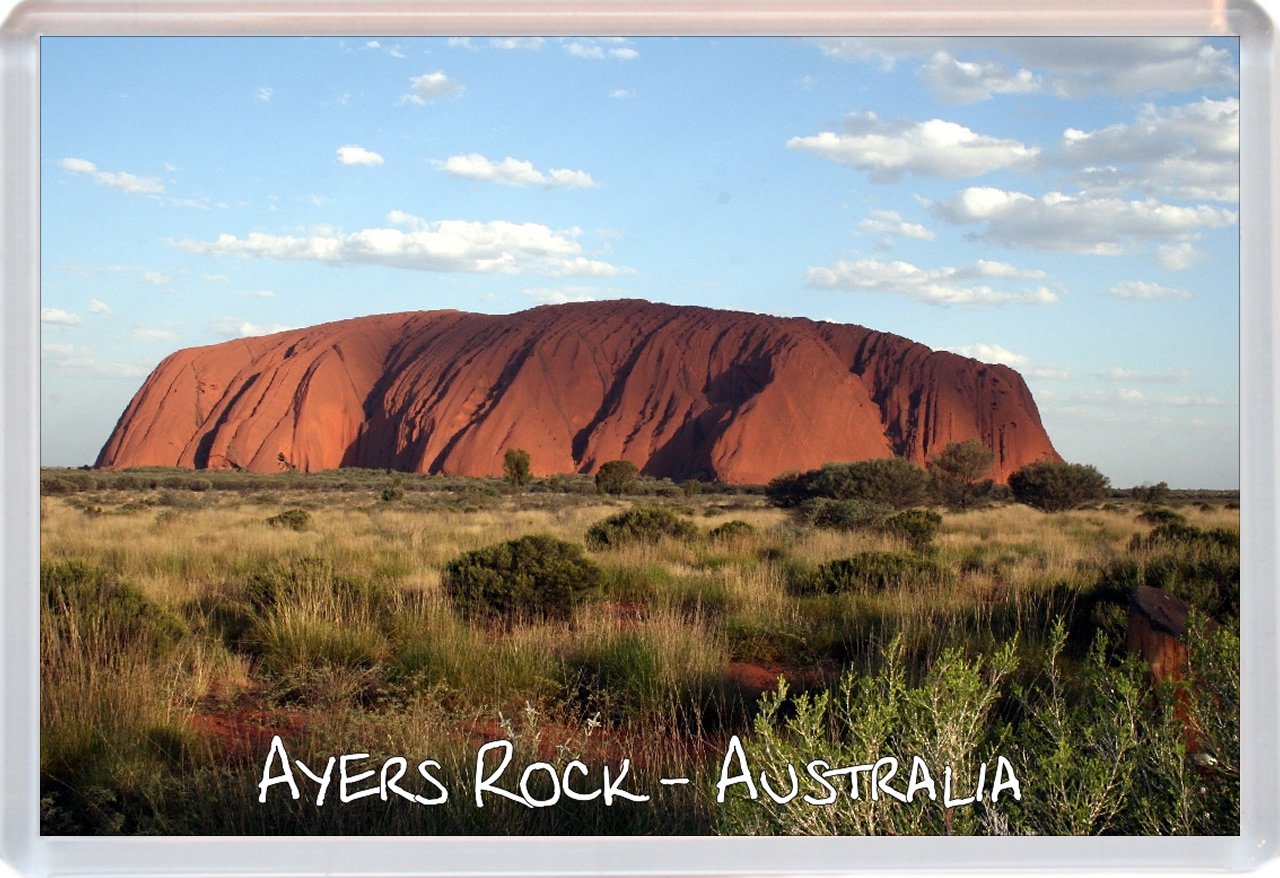 Uluru/Ayers Rock - Australia - Jumbo Fridge Magnet ID004