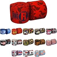 Vista 13 de Ringside Apex 180” Boxing Hand Wraps Pair - Durable, Elastic Training Wraps with Hook & Loop Closure, Multi-Color Options, Perfect for MMA, Muay