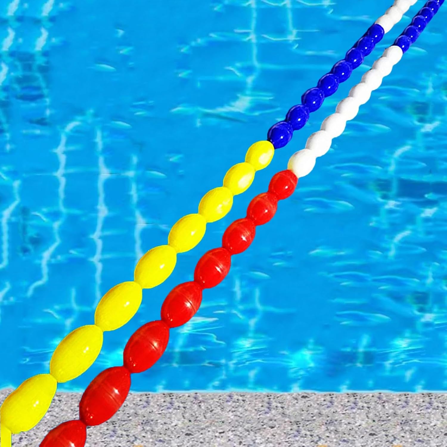 Amazon.com: BXKCFYBSQ 3.3ft-82ft Adjustable Pool Safety Rope, Floating ...