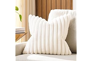 Volcanics Faux Fur Throw Pillow Covers, Cozy and Plush for Comfort and Style