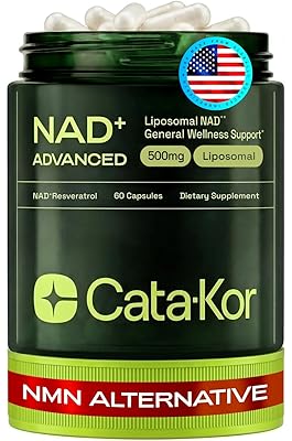 Liposomal NAD+ Supplement with Resveratrol – NMN Supplement Alternative – Third-Party Tested – Advanced NAD Resveratrol