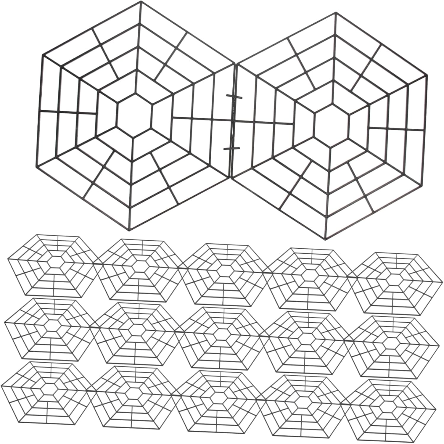 Sosoport Plastic Pond Guard Netting Fish Pond Floating Guard 6-Angle Mesh Net Cover