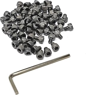 iexcell 50 Pcs Metric M5-0.8 x 6 Alloy Steel ...,
