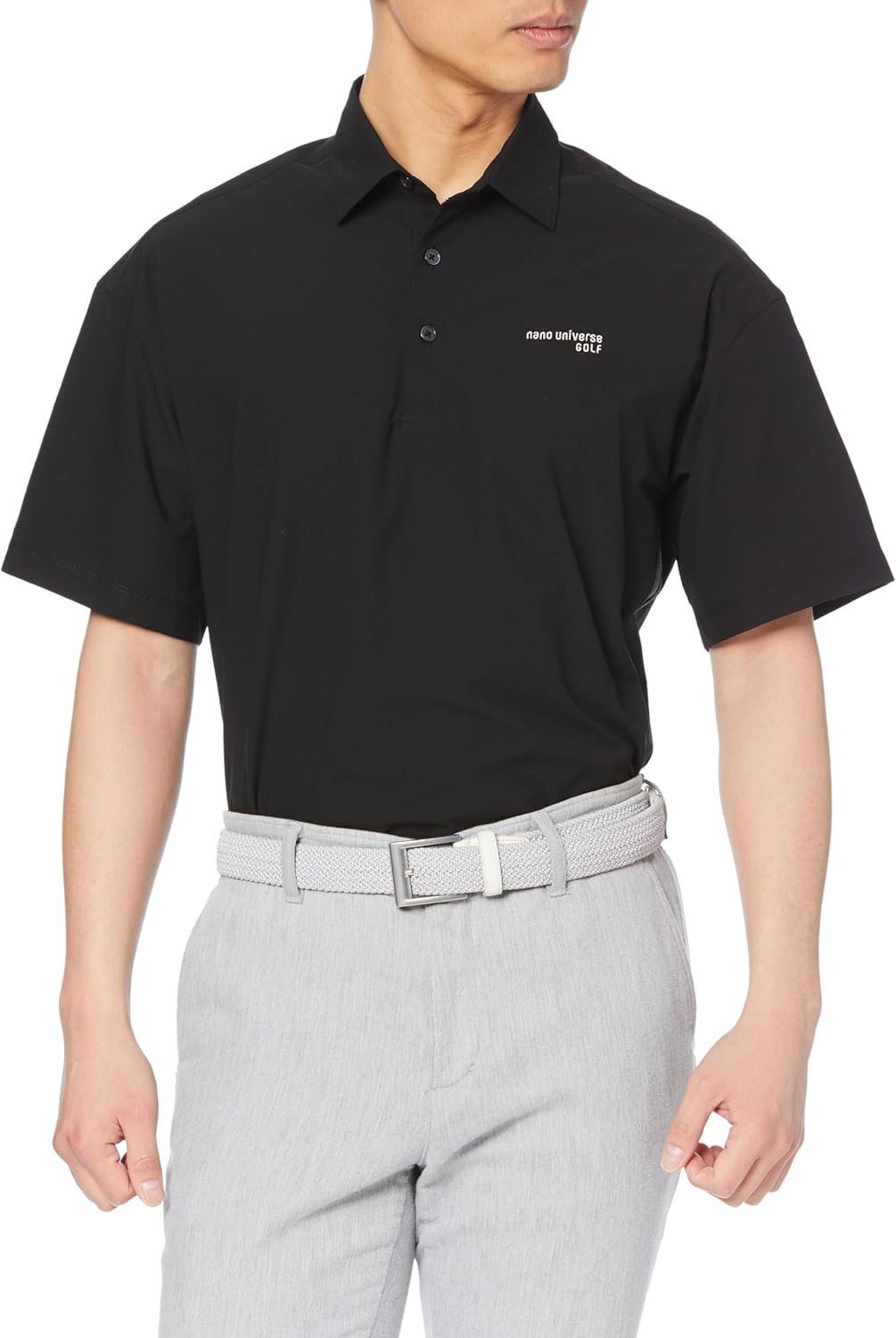 ナノユニバース ゴルフ] メンズ 半袖 ポロシャツ (ストレッチ