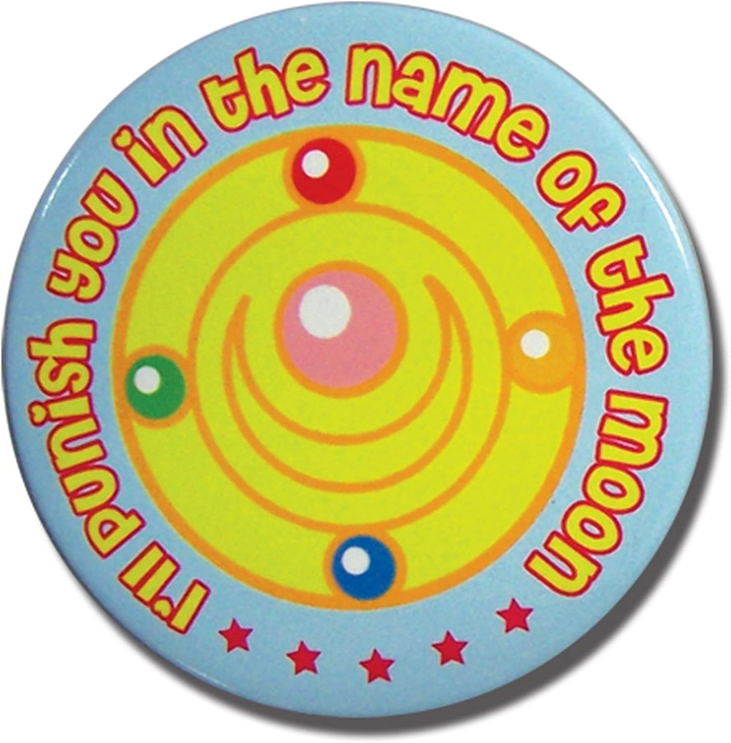 Great Eastern Entertainment Sailor Moon Punish in The Name of Moon Button, 2"