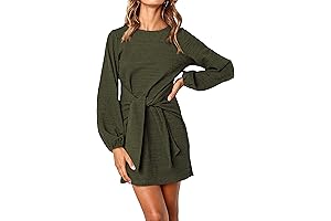 Elegant Fall Dress: Women's Long Sleeve Cocktail Dress