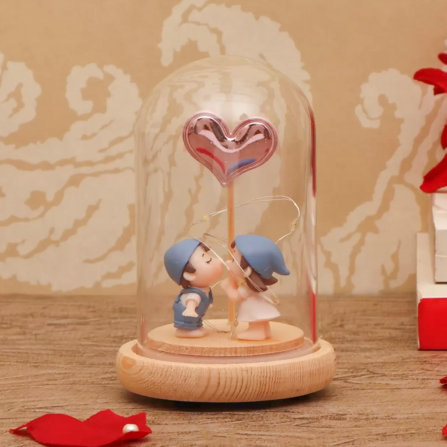 Romantic LED Dome Couple Gift - Valentine's Day Decor -3