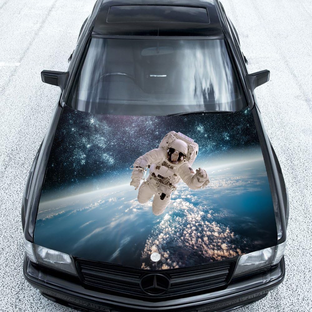 Amazon.com: Spaceship Astronaut Open Space Full Color Car Decal ...