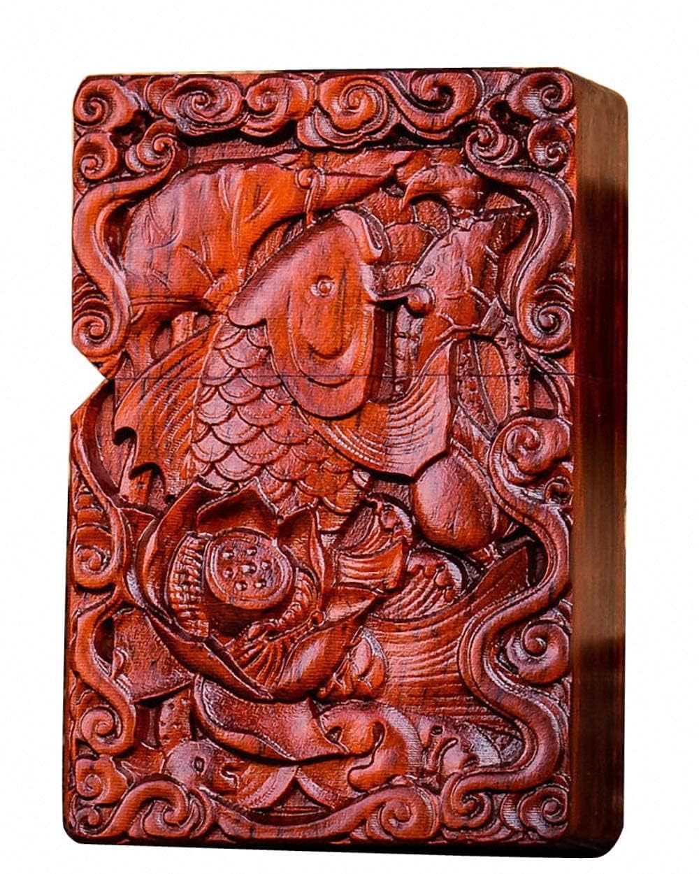 Funda para encendedor de madera noble un regalo exclusivo de sándalo natural