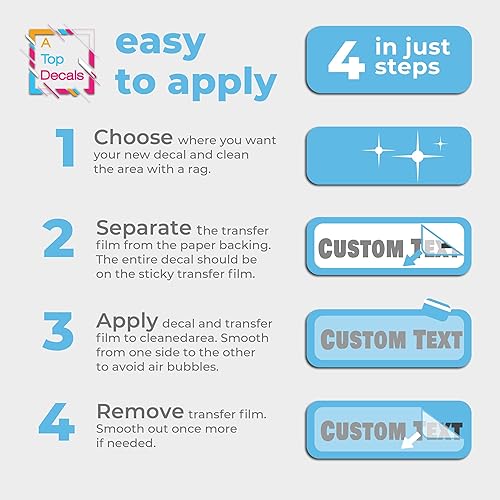 Miniatura 6 de Custom Vinyl Decal Letters - Create Your Own Wall Decal - Large Vinyl Wall Quotes and Sayings