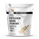 It\'s Just! - Psyllium Husk Powder, Easy Mixing Dietary Fiber, Cleanse Your Digestive System, Finely Ground Powder, Ideal for Keto Baking, Non-GMO (4 Pound (Pack of 1), Natural/No Added Flavor)