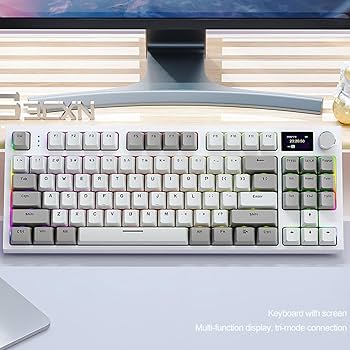 ワイヤレス メカニカルキーボード フルサイズ RGBバックライト付き RGBバックライト搭載！メカニカルキーボード！なのに超お買得