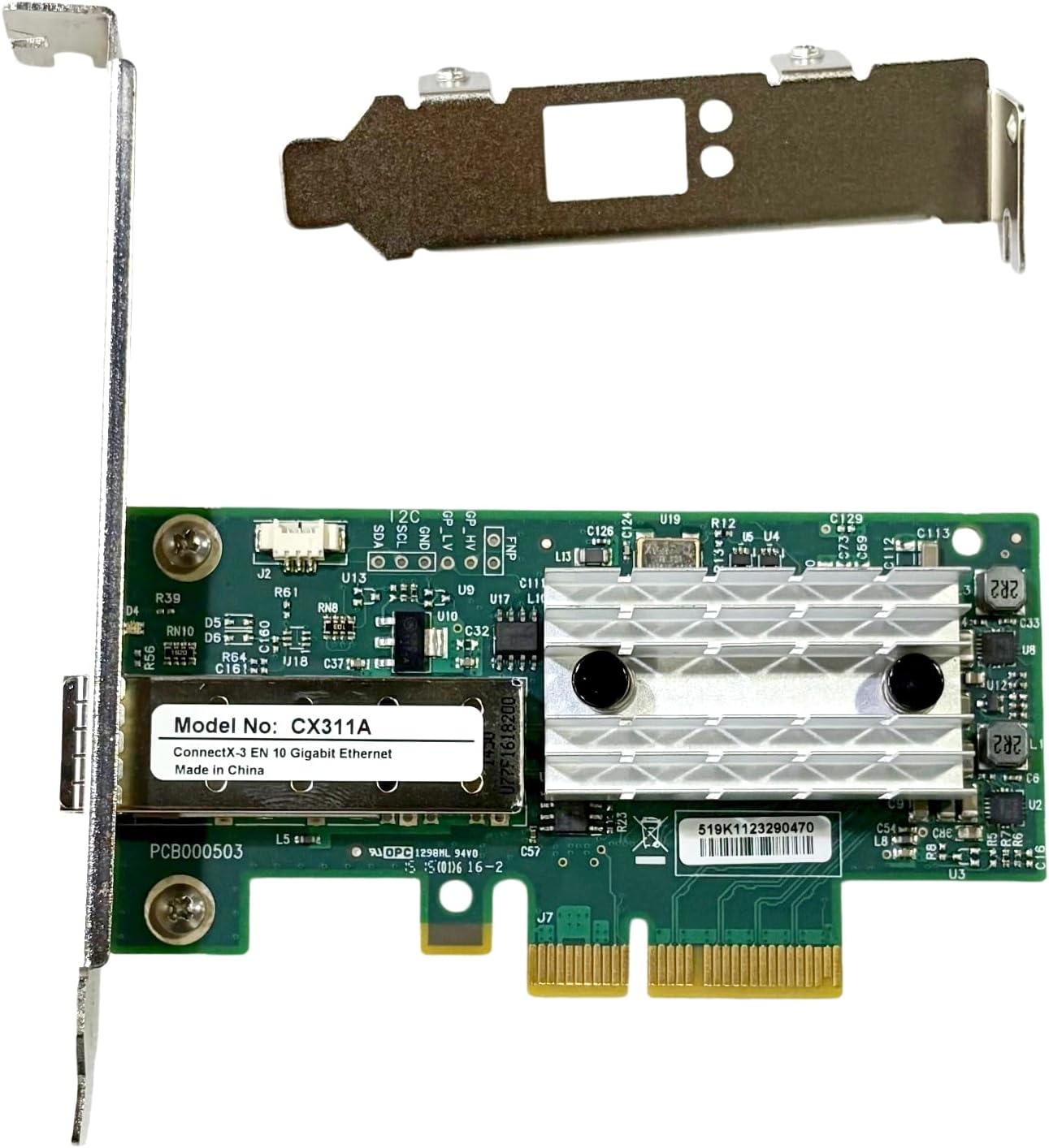 MCX311A-XCAT ConnectX-3EN 10 Gigabit PCI Express x4 SFP+ Ethernet Network Mellanox Adapter