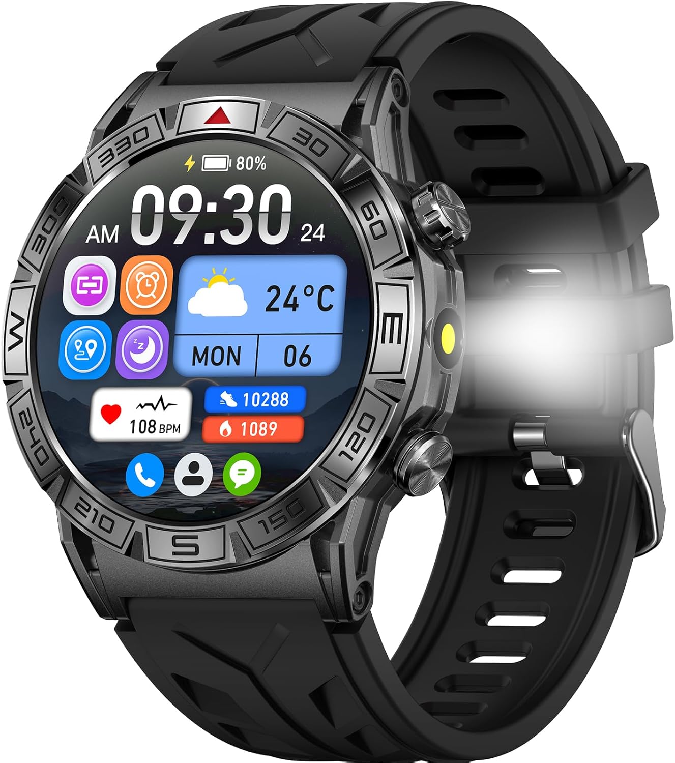 Smartwatch GedFong KC80 Black por 23,24€ marcando aplicar cupón y usando el #código: T4ZAF9HY