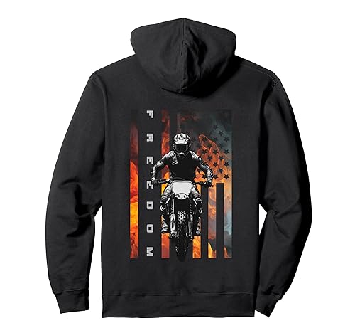 Dirt Bike Motocross Pullover Hoodie