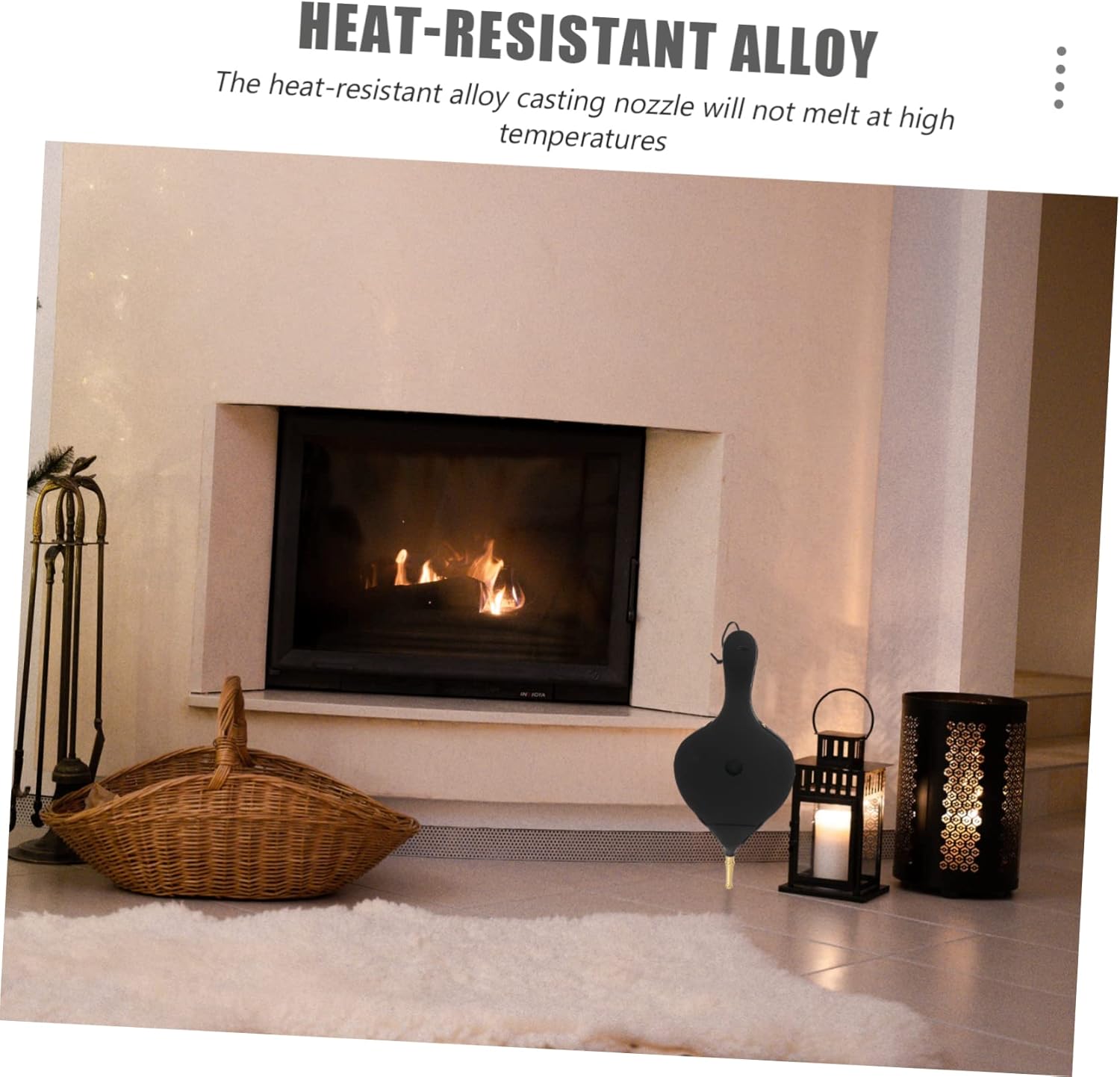 Veemoon 1Pc Fireplace Blower mini Hand Tools Hand Bellows air fire Blower Grill Manual Air Fireplace Bellows Indoor Stove Fans Household Launcher