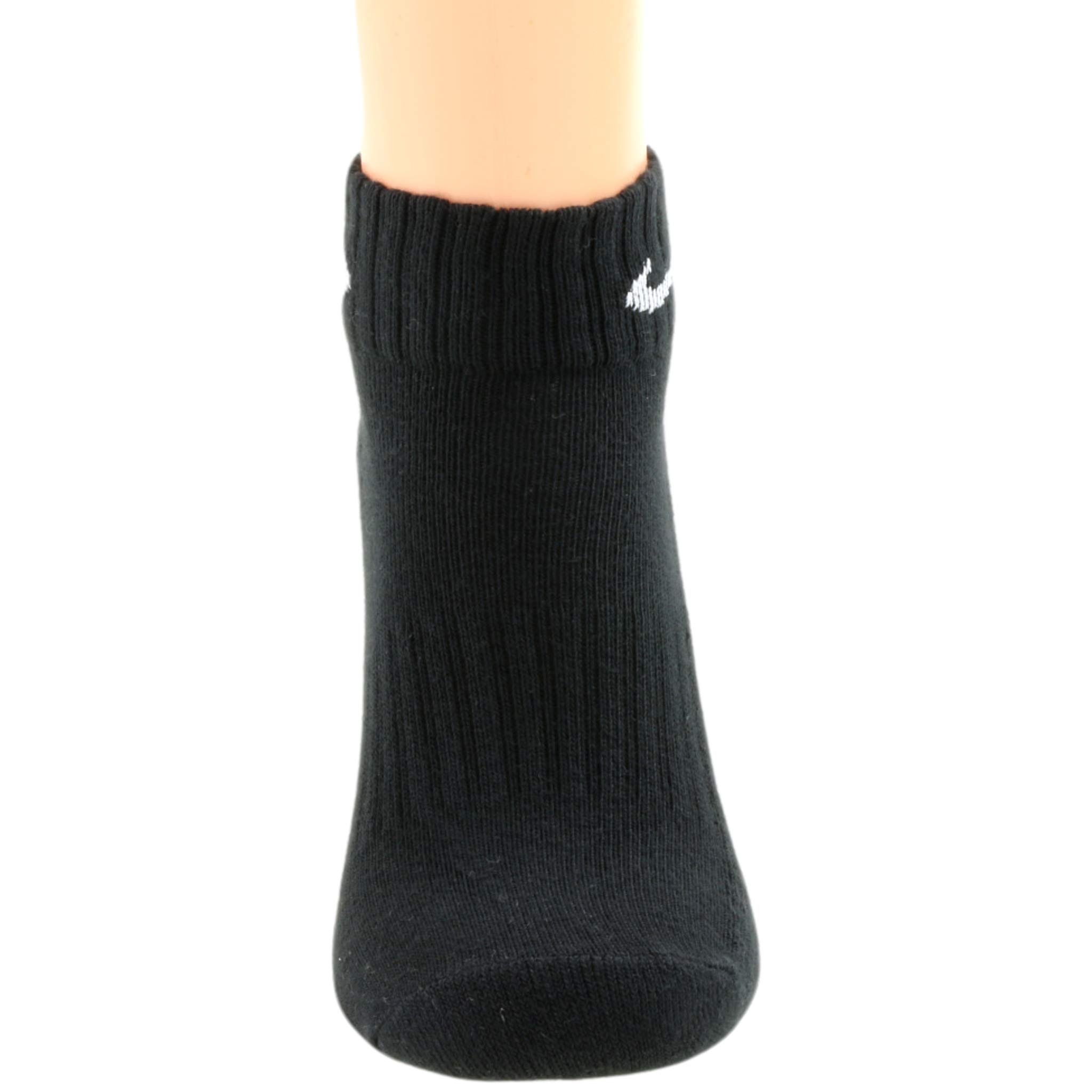 Nike 9 Paar Socken One Quater Socks Herren Damen Kurze Socke Knöchelhoch, Farbcode + Farbe:A28 6 Paar bunt 3 Paar schwarz