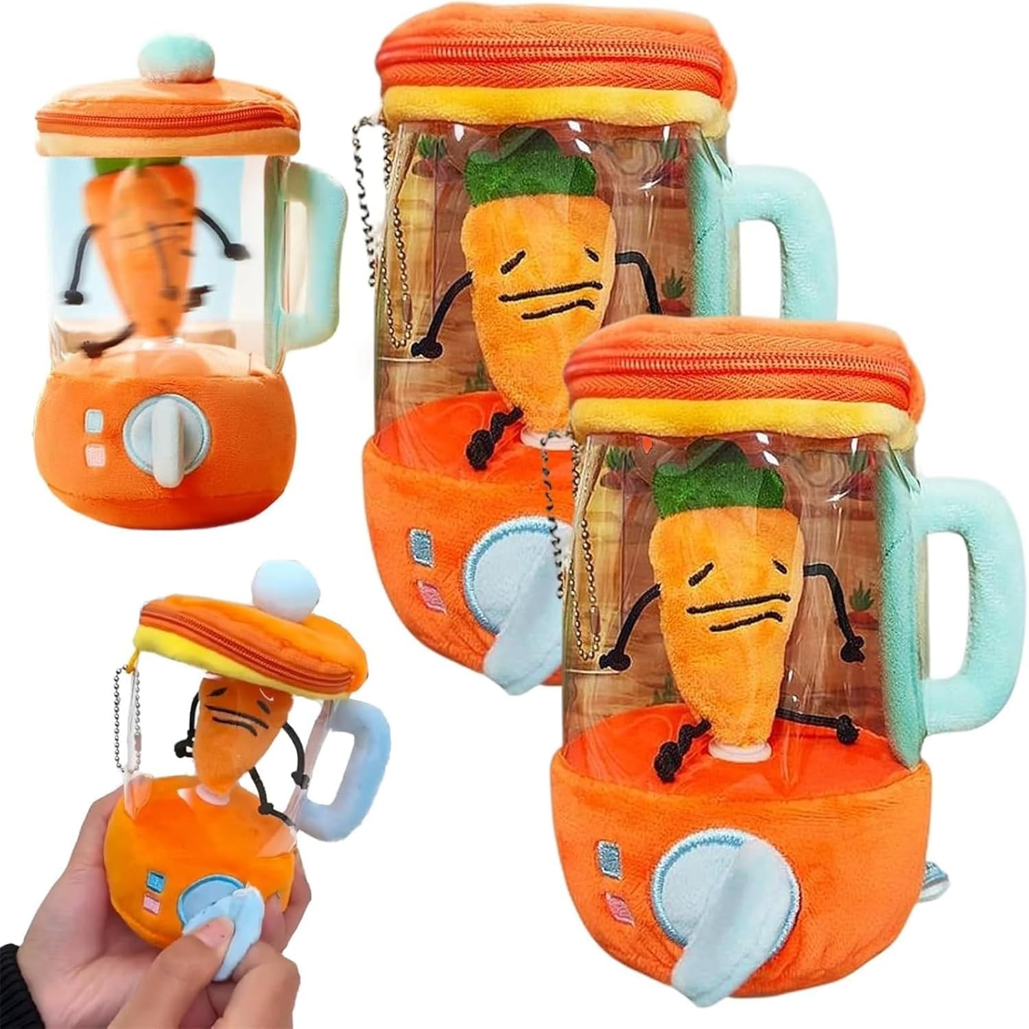 Amazon.co.jp: 【6インチにんじん ミキサー ぬいぐるみ】ぬいぐるみの