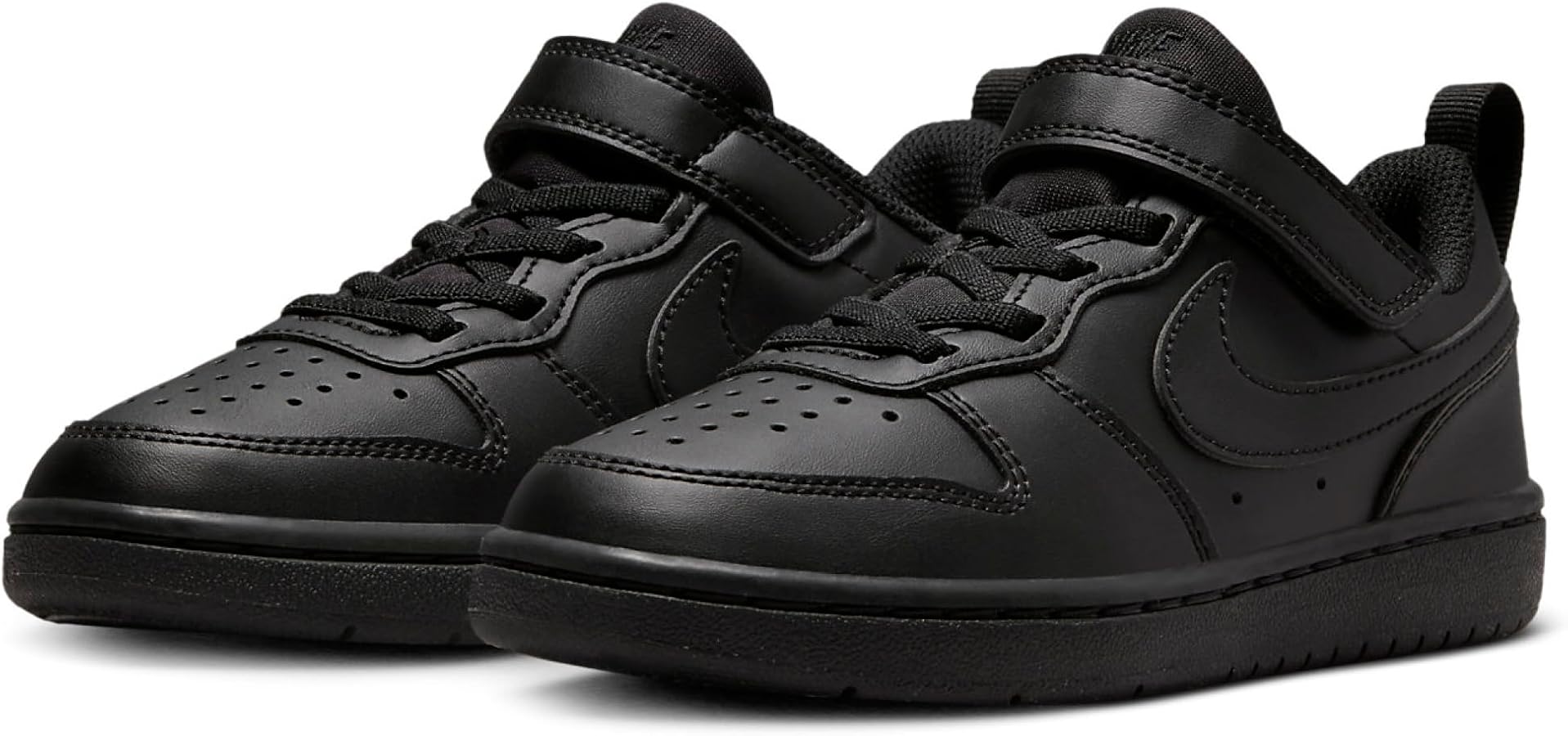 nike black court borough sneakers