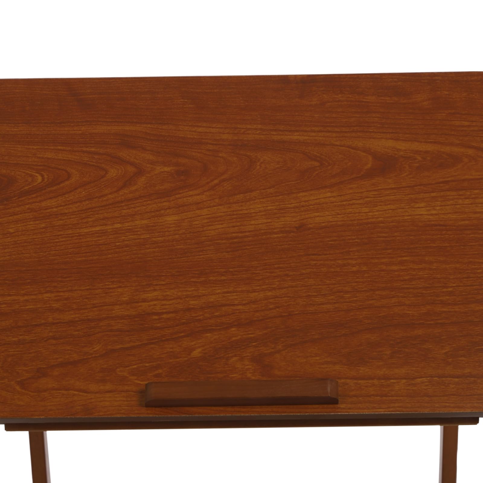 Mesa auxiliar plegable en forma de C, mesita de noche, sofá, mesita auxiliar, mesa auxiliar para sofá, cama y oficina (nogal)
