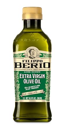 Filippo Berio Cold Pressed Extra Virgin Olive Oil, 16.9 Ounce rPET Bottle, Contains Polyphenols
