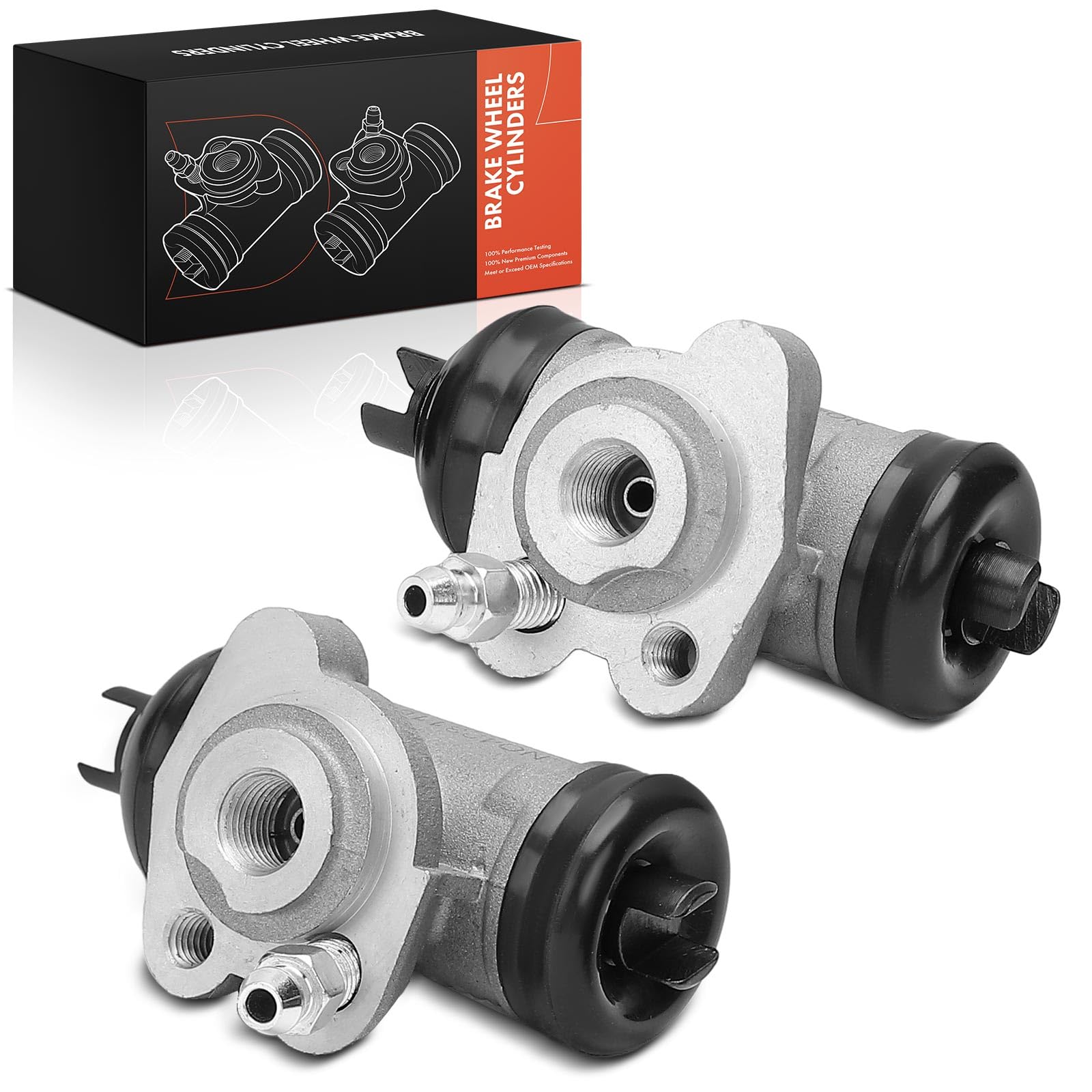 Frankberg 2x Radbremszylinder Kompatibel mit Materia M4 1.3L 1.5L 2006-2012 Sirion M3 1.0L-1.5L 2005-Heute Yaris NCP1 NLP1 SCP1 1.0L-1.5L 1999-2005 Replace# 4757052011