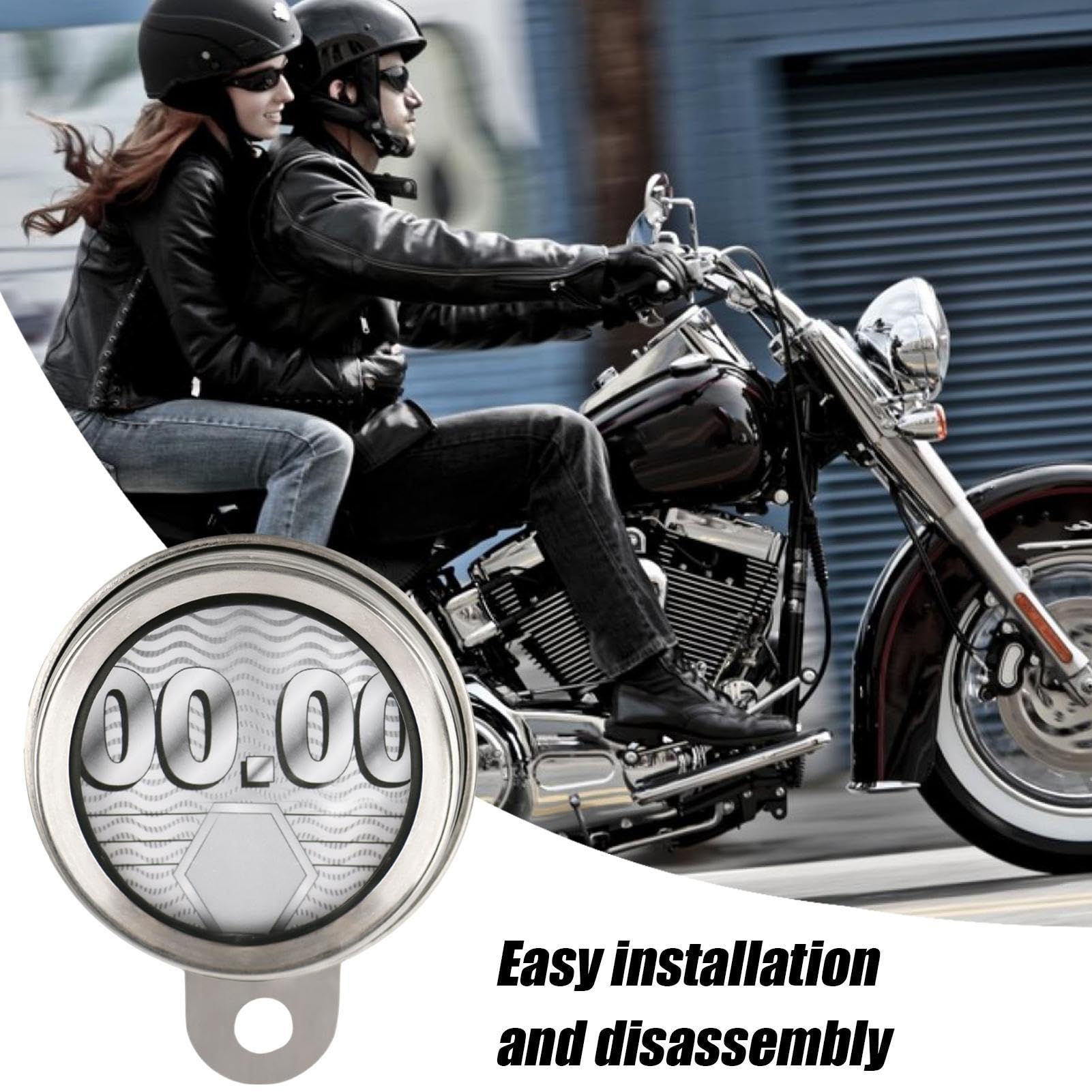 Genérico Motorcycle Tax Disc Holder, Aluminum Alloy with Waterproof Seal, Includes Hex Key, Compatible with Scooters and Motorcycles