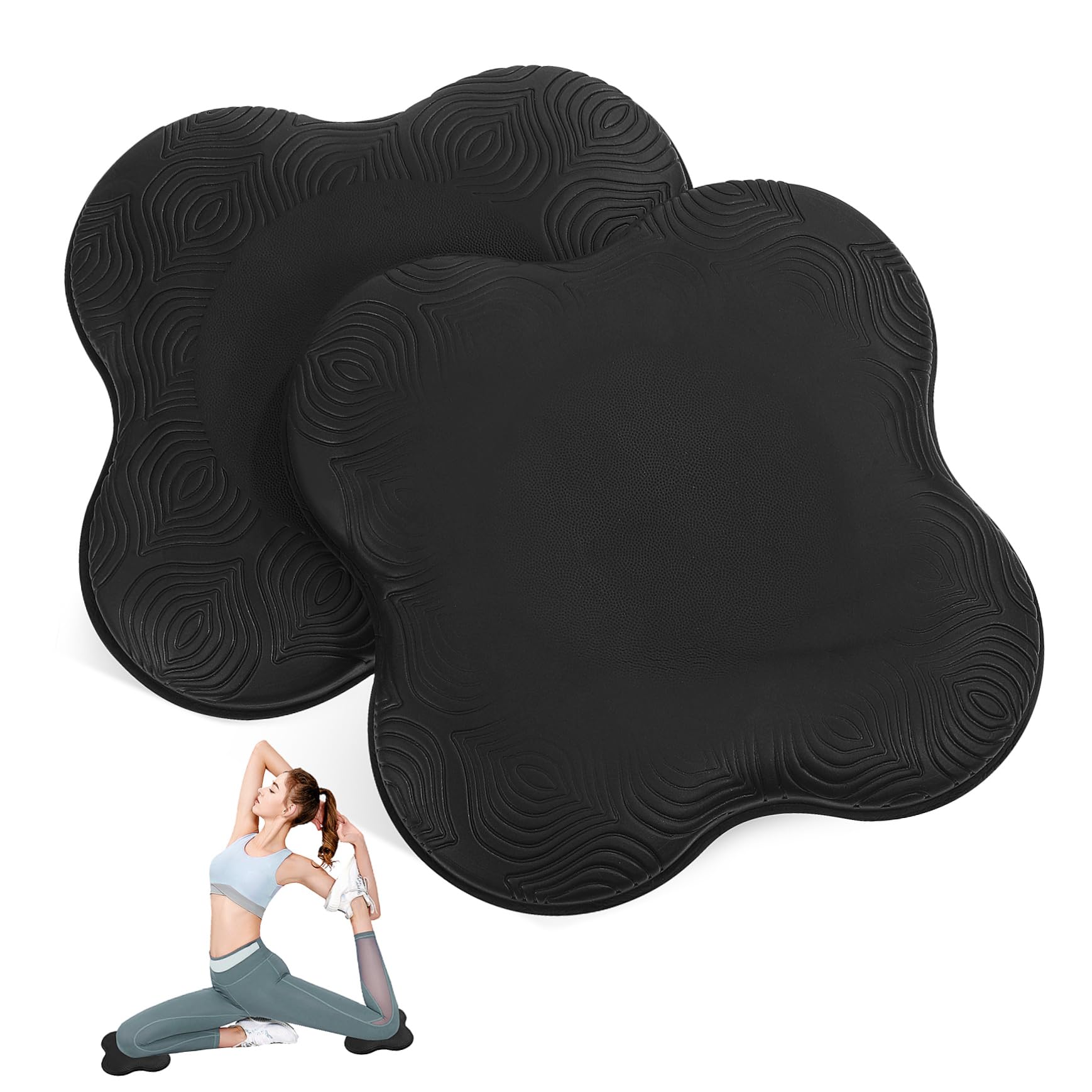 TOYANDONA Knee Protector Pad Yoga Exercise Pad Yoga Mat for Kneeling Lightweight Soft Comfortable Non-Slip Versatile