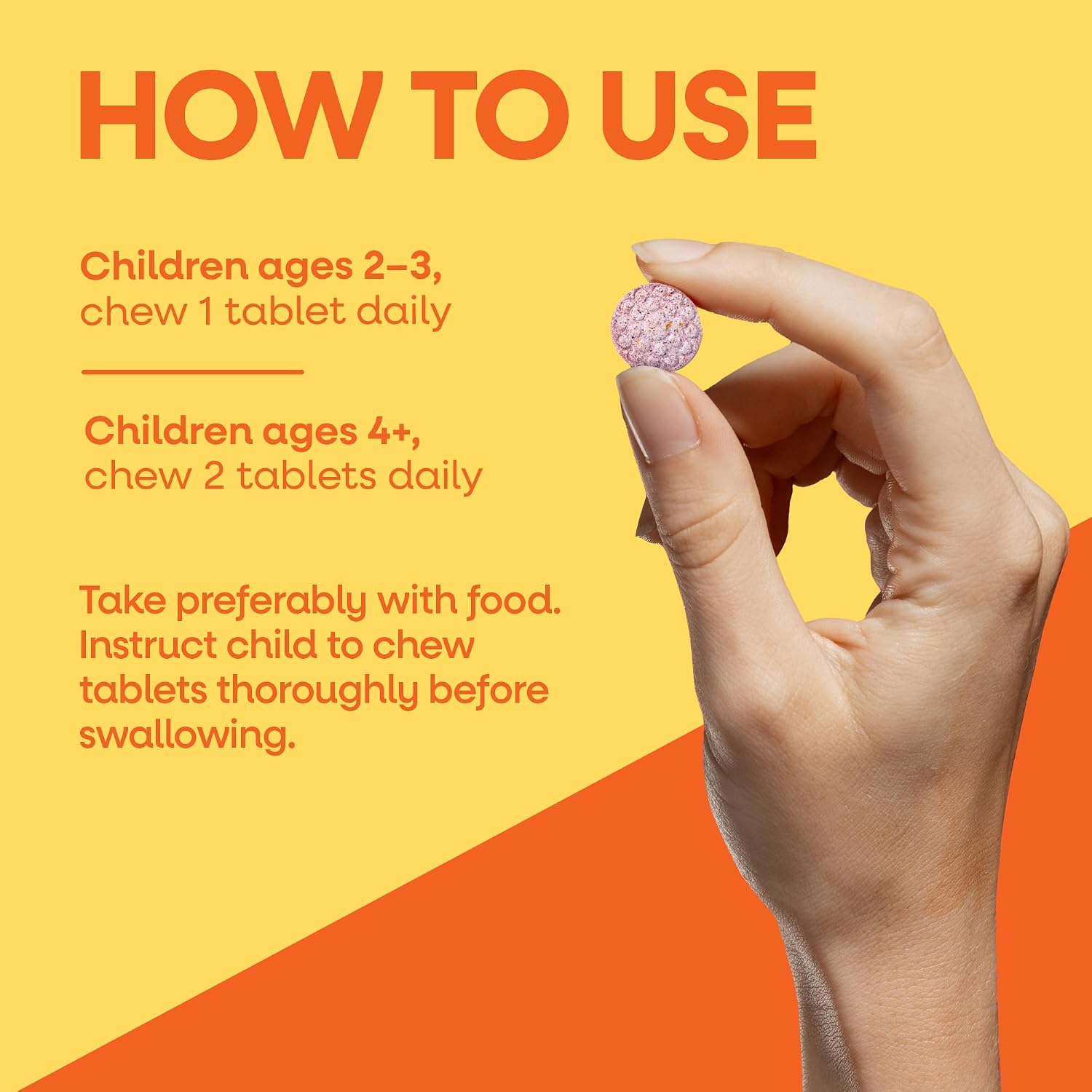 Nature's Way Alive! Children’s Chewable Multivitamin, Kids Multivitamin with Orchard Fruits and Garden Veggies Powder Blend, Daily Kids Vitamins for Nutritional Support Cherry Flavor, 120 Tablets