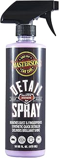 MASTERSON'S CAR CARE MCC_103_128 Detail Spray - Anti Static Sprayable Detailer for Cars, Trucks, Motorcycles, RV, Apartments - Removes Dust, Dirt, Fingerprints Instantly (16 oz.)