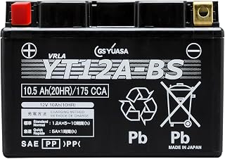 GSYUASAA YT12A-BS 护罩型 摩托车用电池 [ G-ES Yussa]