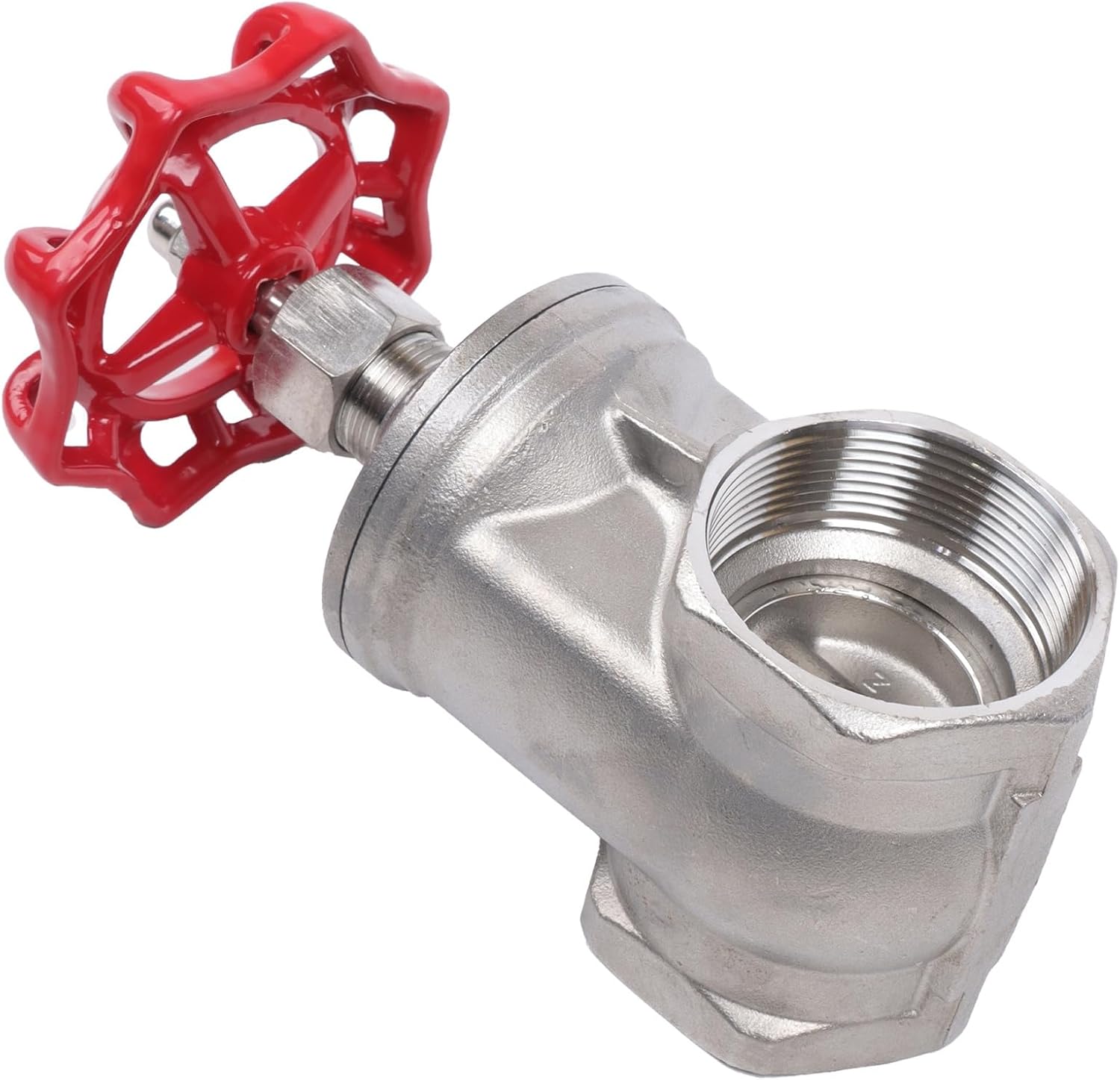 Stainless Steel DN50 Gate Valve 2 Inch NPT Thread, Industrial Full Port Design, for Water, Oil, line Systems