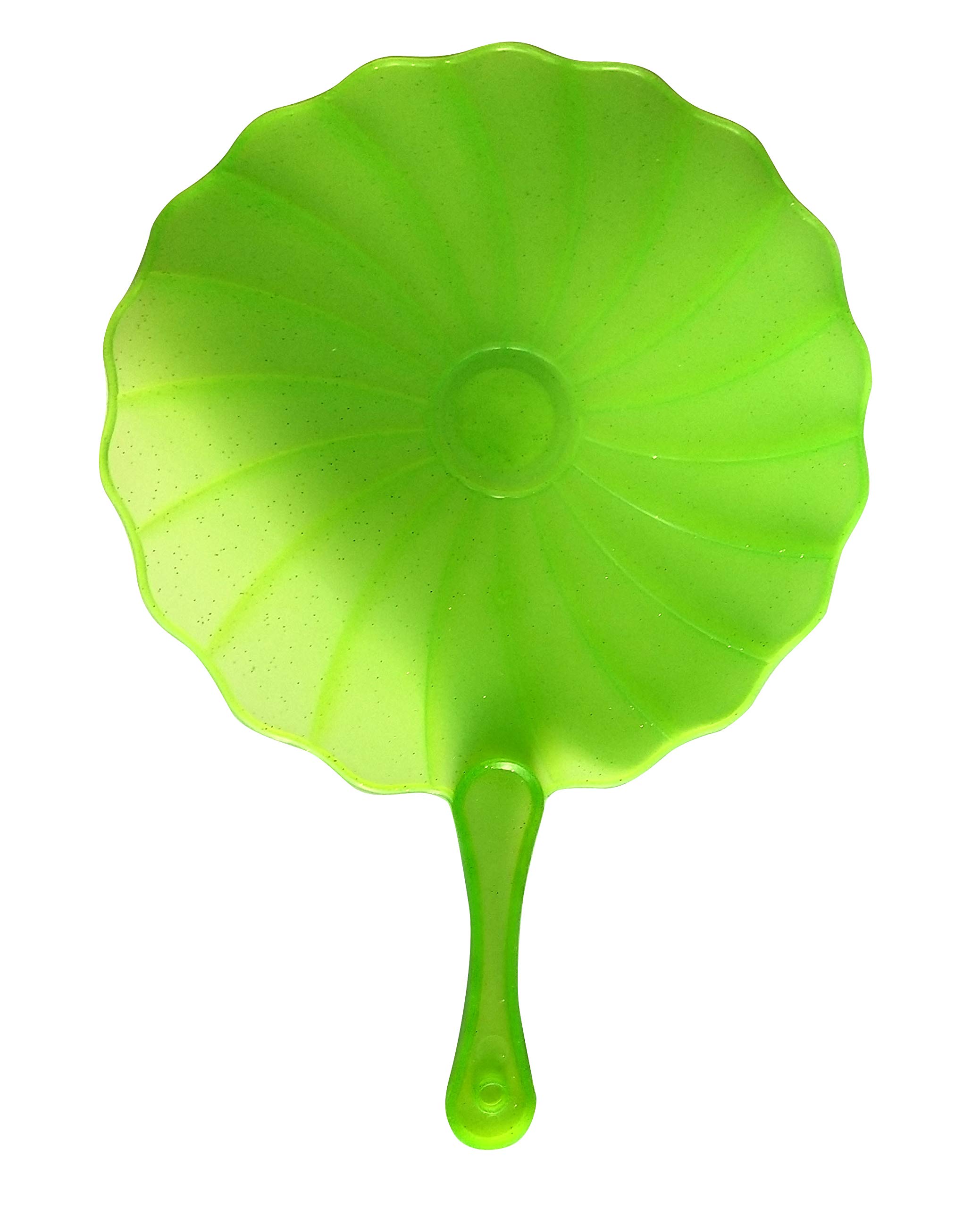 Attractive Colors Home Decoration Summer Hand Held Plastic Hand-Fan (Green)