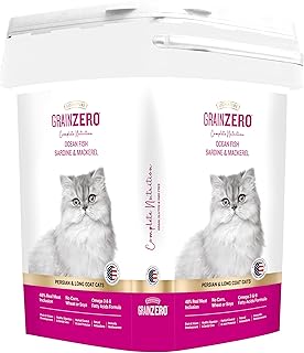 Grain Zero Persian Dry Cat Food 7kg | Ocean Fish, Sardine &amp; Mackerel | 48% Fresh Fish Content | Grain-Free Formula | Contr...