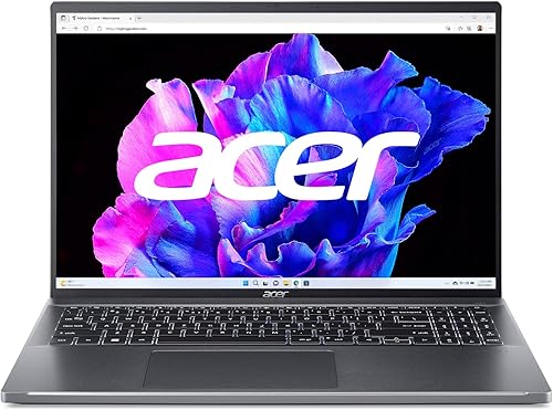 Acer Swift Go 14 Intel Evo - Laptop delgada y ligera de 14 pulgadas, 2.2K, 2240 x 1400, 100% sRGB, Intel Core i5-1335U, Intel Iris Xe, 16 GB LPDDR5,