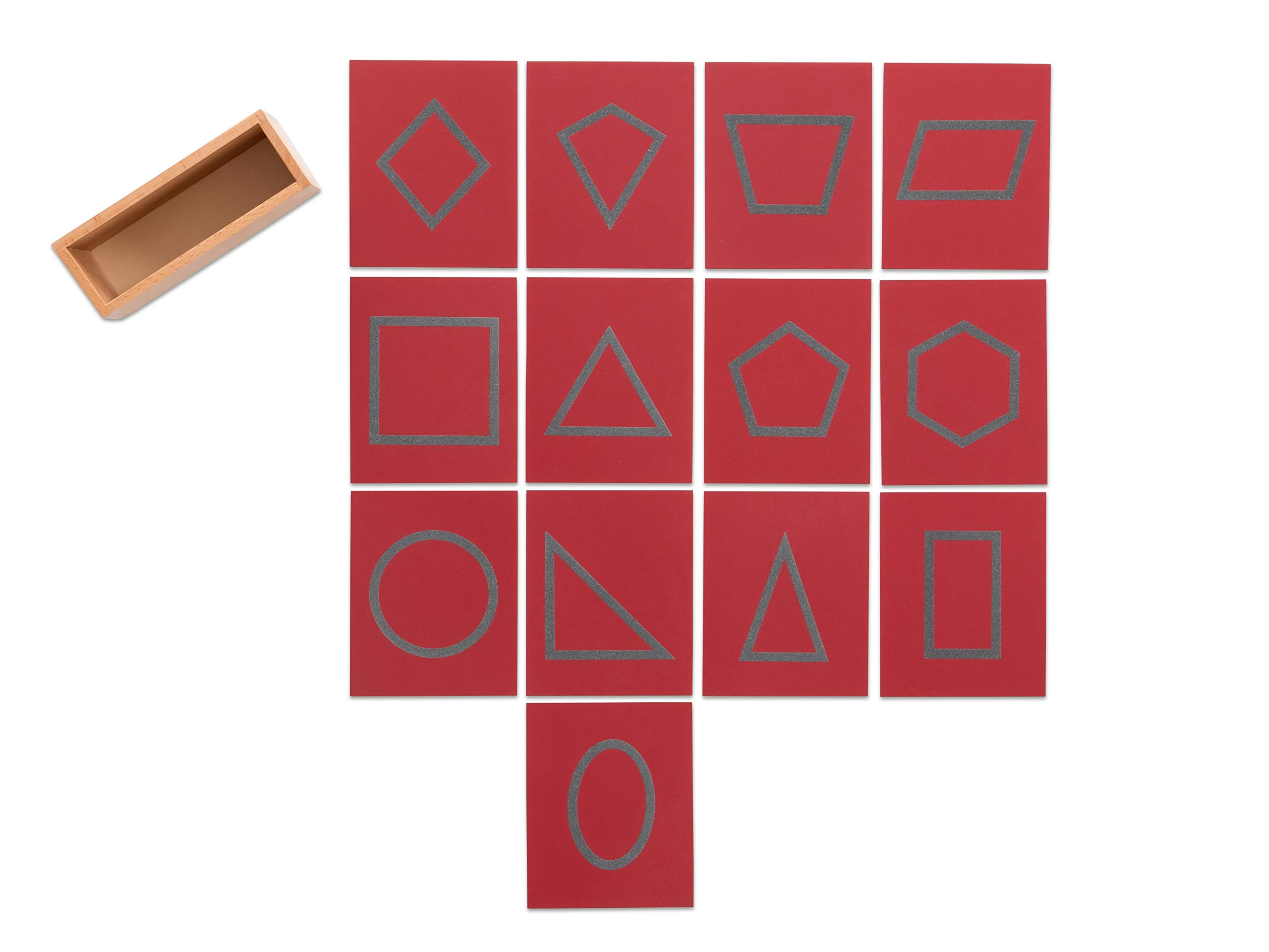 Betzold Sandpapier geometrische Formen 13 Tastplatten Sinnesmaterial