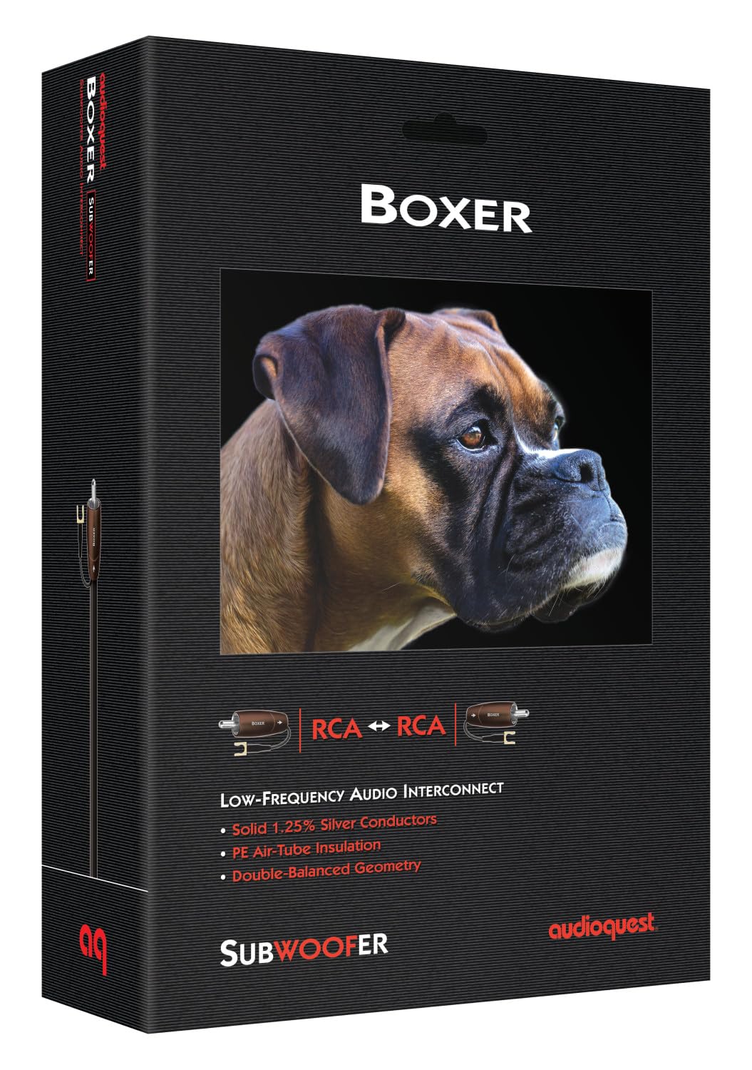 Amazon | AudioQuest ボクサー RCA オス-オス サブウーファーケーブル