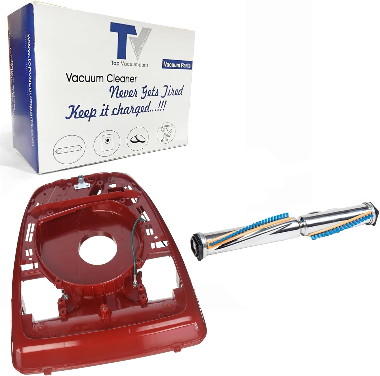 Replacement for Eureka Sanitaire 679 Commercial Vacuum Cleaner Brushroll Base Assembly # 49484-16 With Brushroll