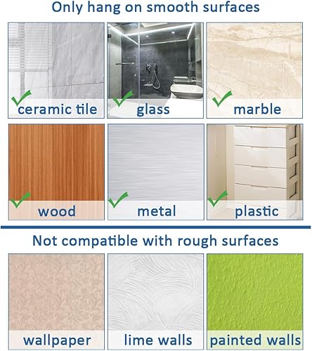 Miniatura 6 de Ganchos autoadhesivos resistentes para toallas de baño, gancho de pared adhesivo impermeable para colgar ropa, bata de cocina, gancho de puerta sin