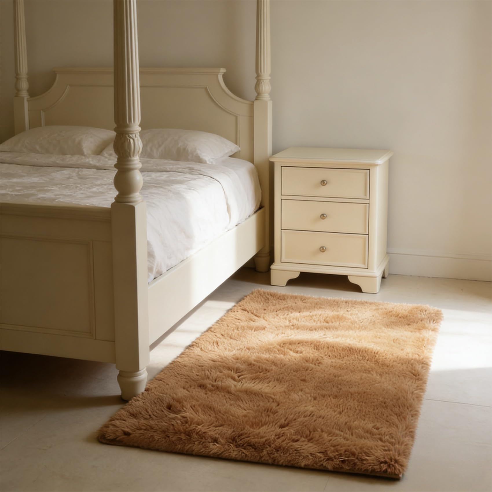 Tapis de salon moderne antidérapant et facile à entretenir