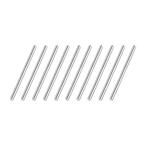 Miniatura 11 de uxcell Varilla redonda sólida de acero inoxidable 304 de 0.118 in x 2.953 in para manualidades de bricolaje - 10 piezas