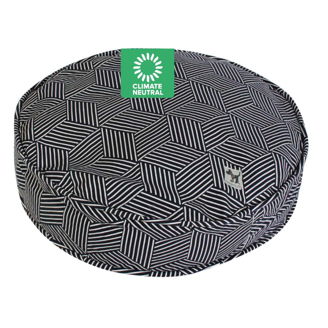 Molly Mutt Huge Dog Bed Cover - Rough Gem Print - Measures 36” x 5’’ - 100% Cotton - Durable - Breathable - Sustainable - Machine Washable Dog Bed Cover