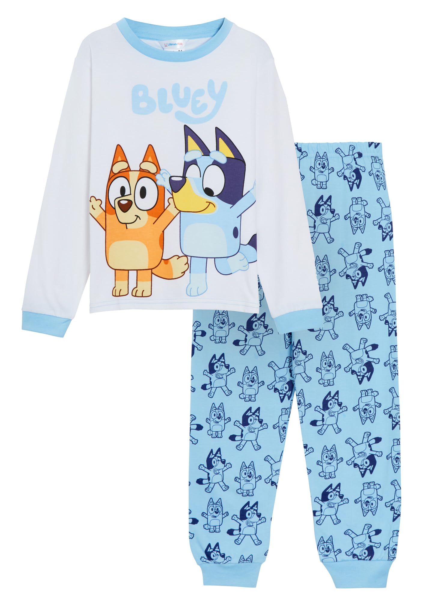 Bluey Boys Blue Y Kids Pyjamas For Girls 3-4 Years