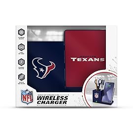 SOAR NFL Wireless Charger and Desktop Organizer, Houston Texans