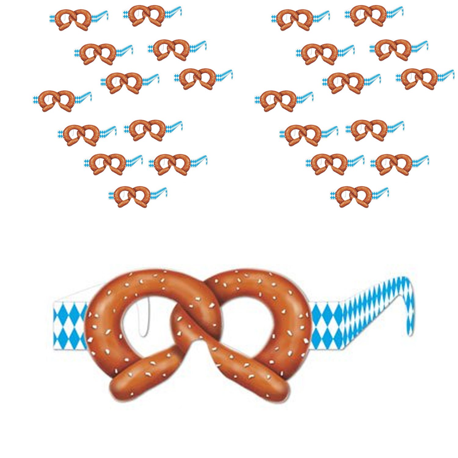 BeistlePretzel Eyeglasses Party Accessory (1 Count) (12/pkg)
