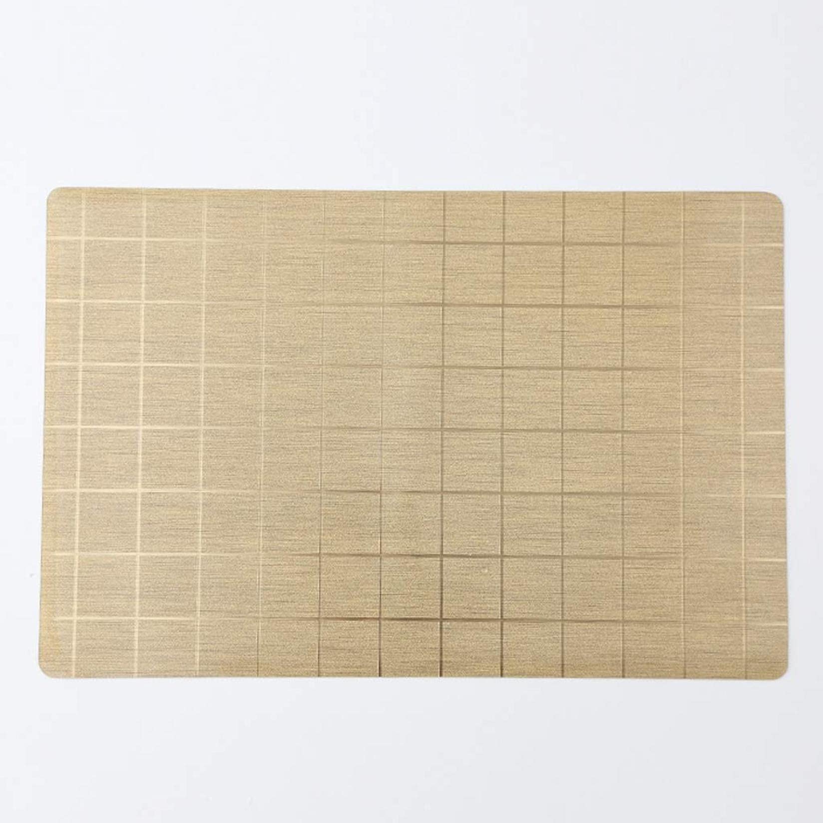 Tapis de table lavable pour table de cuisine en PVC imperméable et résistant à la chaleur