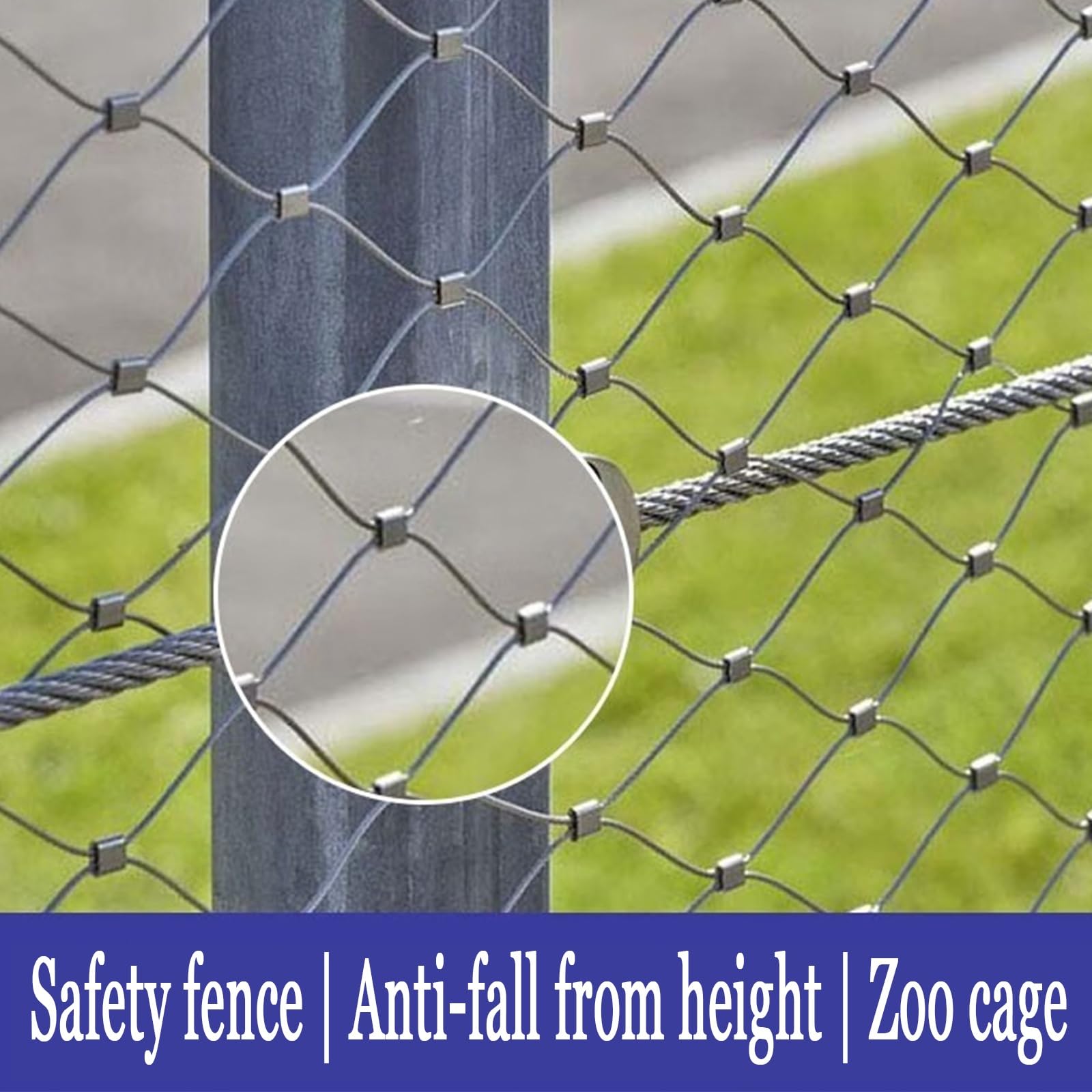 Zoo Mesh And Bird Netting Stainless Steel Wire Rope Mesh Net Buy 304