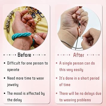 9 PCS Bracelet Helper Tool Fastening Helper Tool Closures Fastener